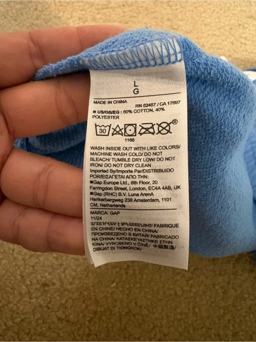 GAP Light Blue Women's Athletic Shorts